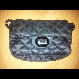 Black quilted clutch from VS Pink