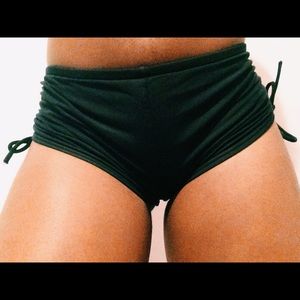 Black Boyshort Bikini Bottom