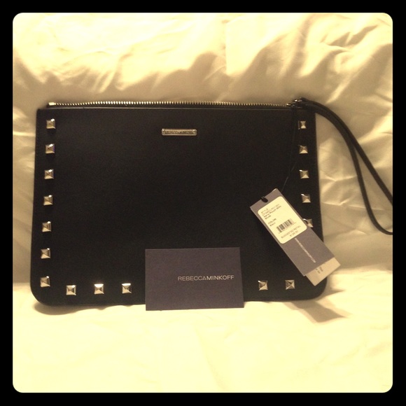 Rebecca Minkoff Kerry Pouch/Clutch w/ Studs (NWT)