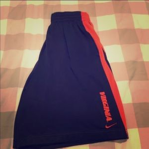Nike Men's Navy UVA Basketball Athletic Shorts