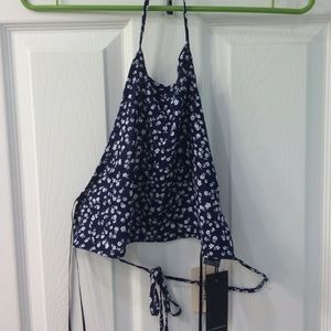 Forever21 floral halter top