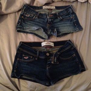 Hollister jean shorts
