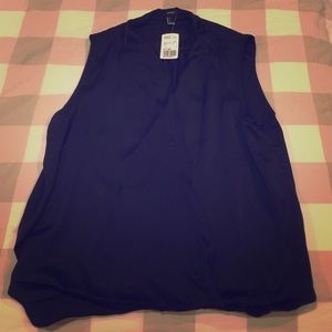 Forever21 Black Woven Sleeveless Top