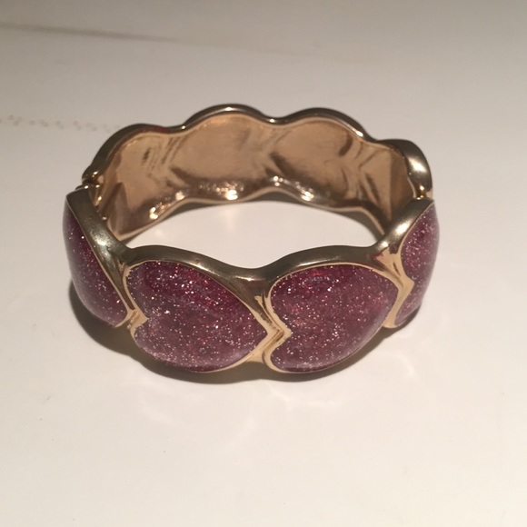 Betsey Johnson heart bracelet