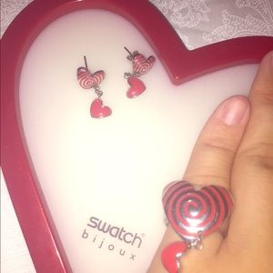 Original Swatch Bijoux (Set of ring and earrings)