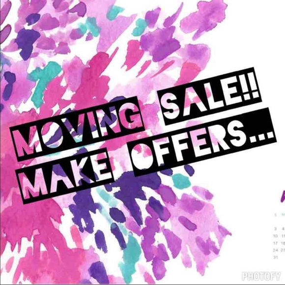I'm moving and everything must go