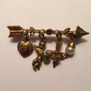 Vintage FLORENZA brooch