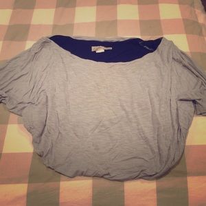 NEW - Love Notes Women's Gray Crop Top