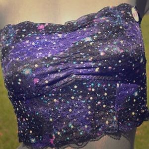 NWT VS Pink Galaxy bralette