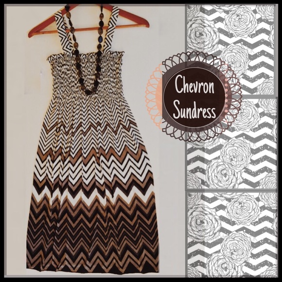 Beautiful Chevron Print Sundress