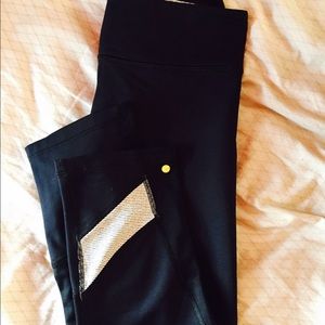 Athletic spandex capris