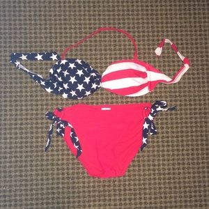 American Flag Swim Suit
