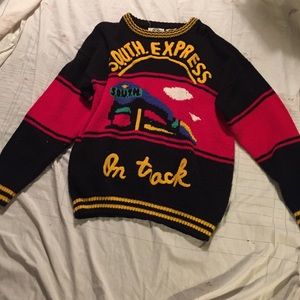 Funky 80s knit sweater
