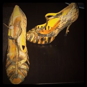 BCBGirls T-Strap open toe heel