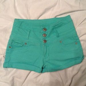 High waisted shorts