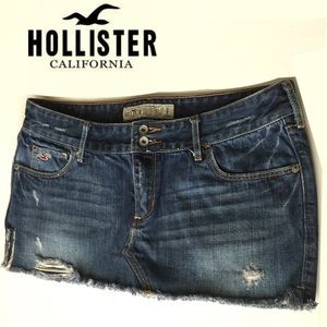 Hollister Short Jean Skirt