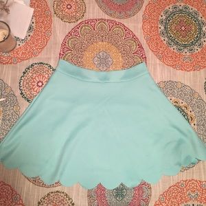 Scalloped Skater Skirt