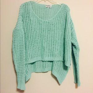 Crochet style sweater