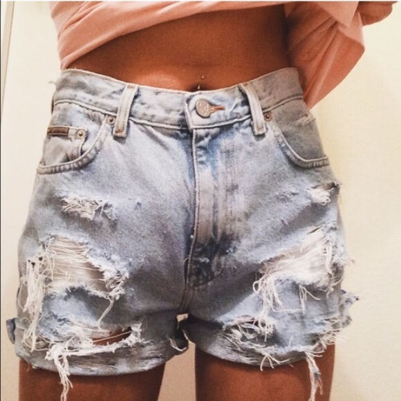 Nasty Gal Other - Vintage Destroyed Calvin Klein