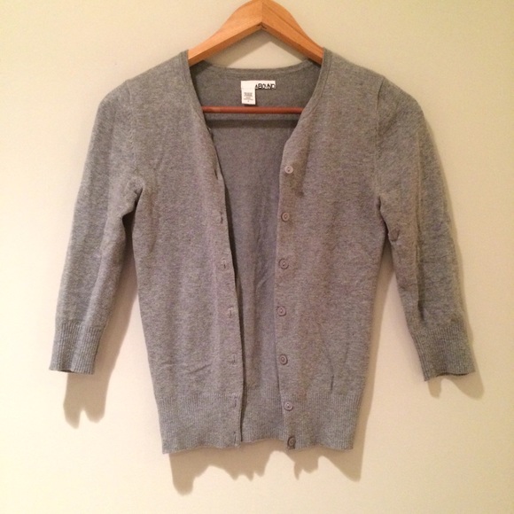 Gray cardigan