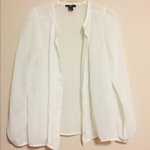 Classic white button up