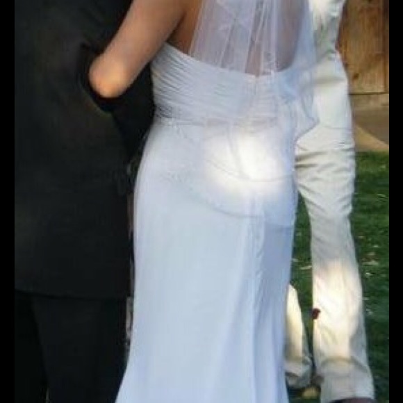 *** price cut - Chiffon wedding dress - Picture 2 of 4