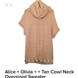 100% merino wool Alice + Olivia wool sweater top