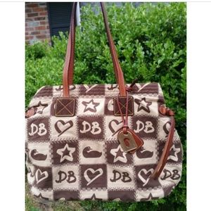 Dooney & Bourke Sport Brown/tan Duck Victoria Bag