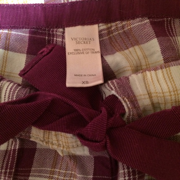VS PINK Purple and gold pajama pants 💛💜 - Picture 2 of 3
