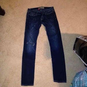BKE distressed skinny jeans