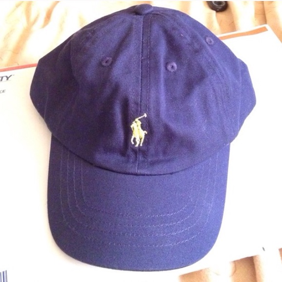 Polo Ralph Lauren Accessories - Navy blue and yellow polo hat