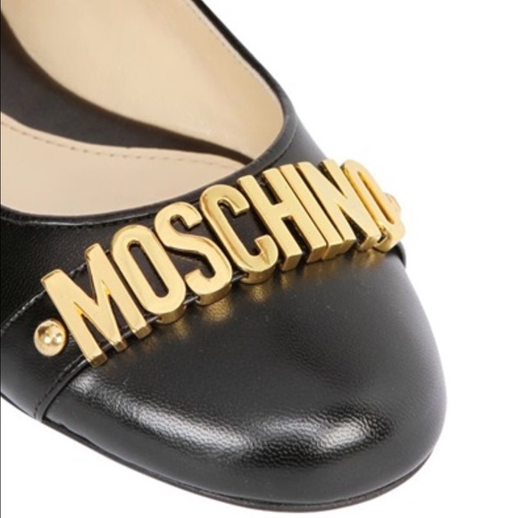 🎉 Lowest Price Moschino Logo Ballet Flats - Picture 4 of 4