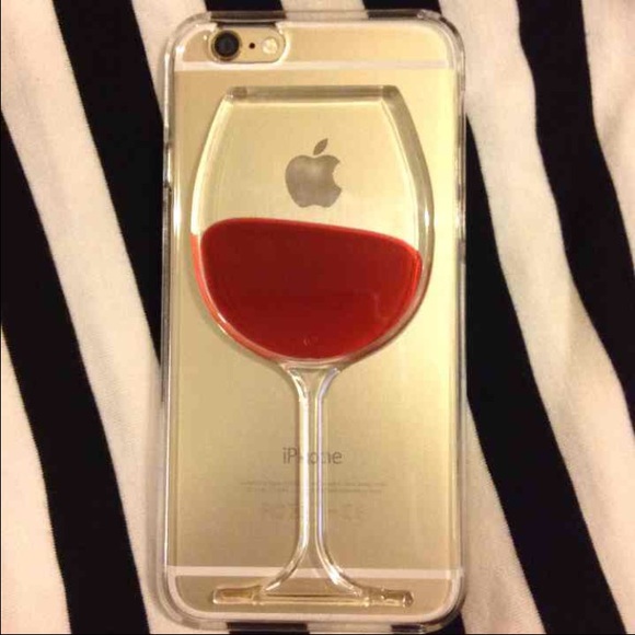 3D Red wine case for iPhone 6