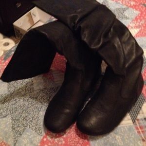 Black High Top Boots