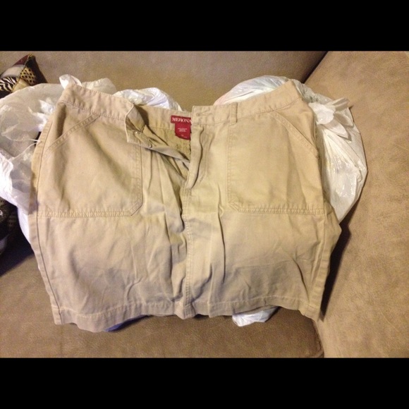 Excellent Merona Size 14 Khaki Skirt