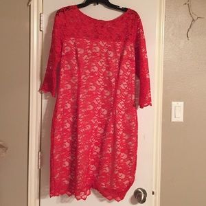 Red Formal Fitting Dress
