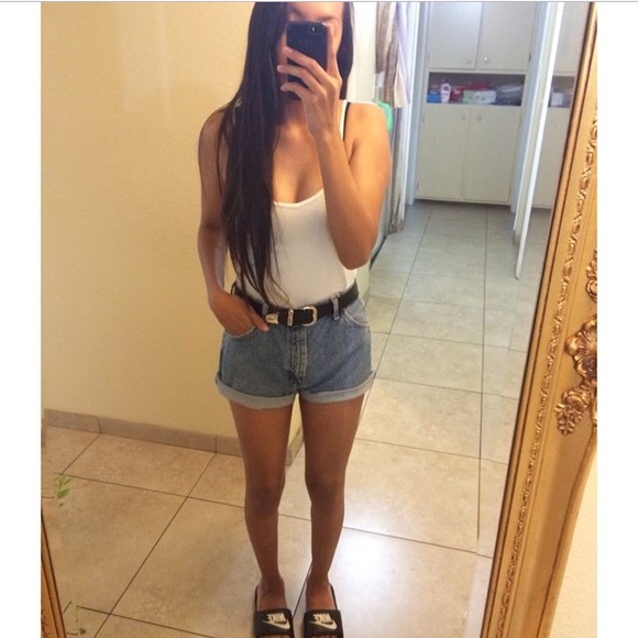 High waisted shorts