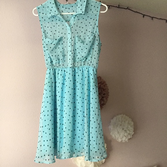 Chiffon Sky Blue Dress 💗