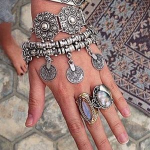 Gypsy coin bracelet or anklet