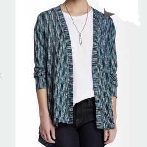 Lily White printed open cardi