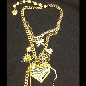 Betsey Johnson NYC Taxi necklace