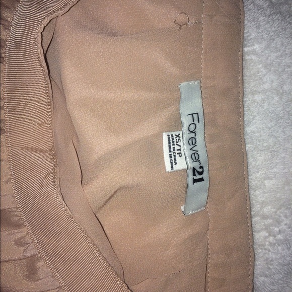 Pink forever 21 lace/satin skirt - Picture 2 of 3
