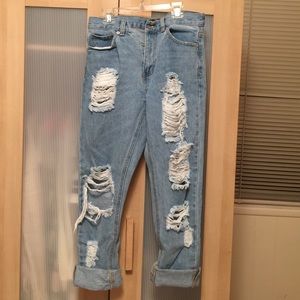 Brandy high waisted boyfriend jeans