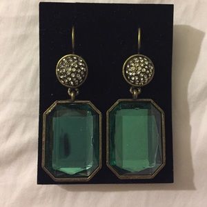 Avon jewel tone statement earrings
