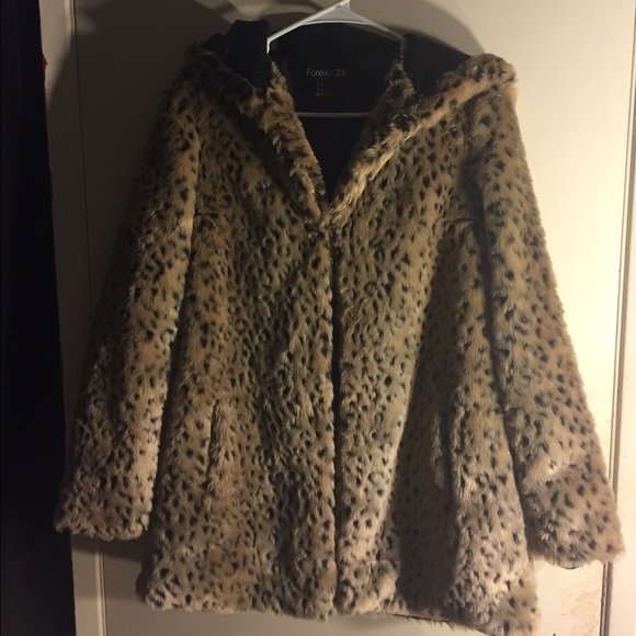 Leopard fur coat