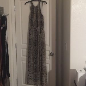 Jessica Simpson Snake-print Maxi Dress Sz. 10