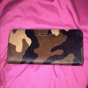 Michael kors calf hair wallet