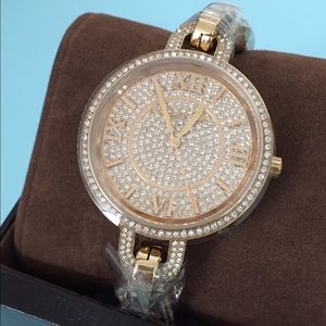 Michael Kors Diamonds Pave Gold Watch