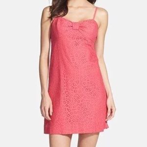 Lilly Pulitzer bright pink dress