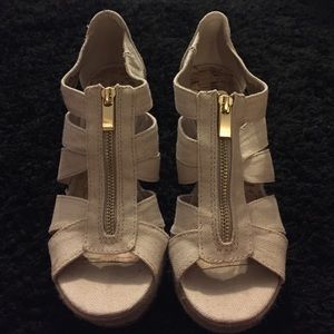 Size 7.5 Nude Wedges from Target